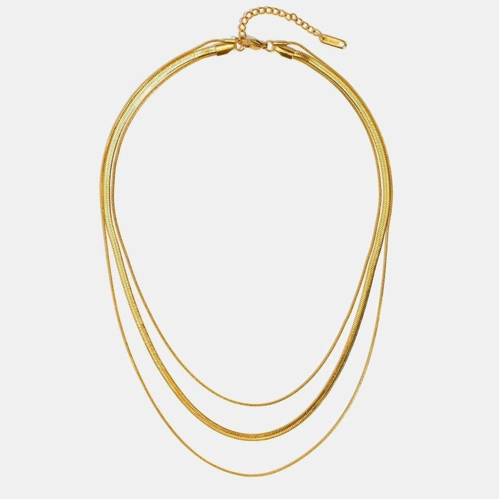 Collar Dorado Multicapa