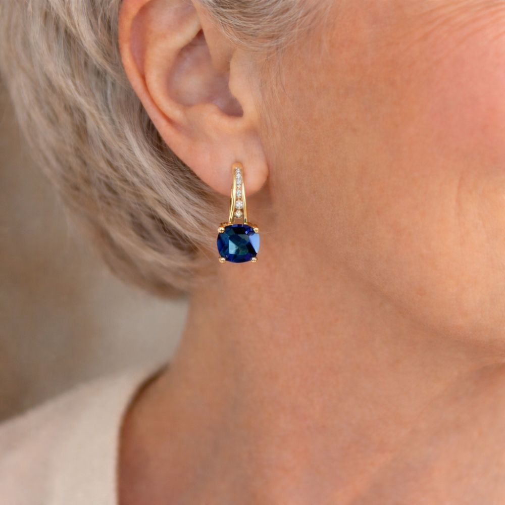 Aros Piedra Azul Mística