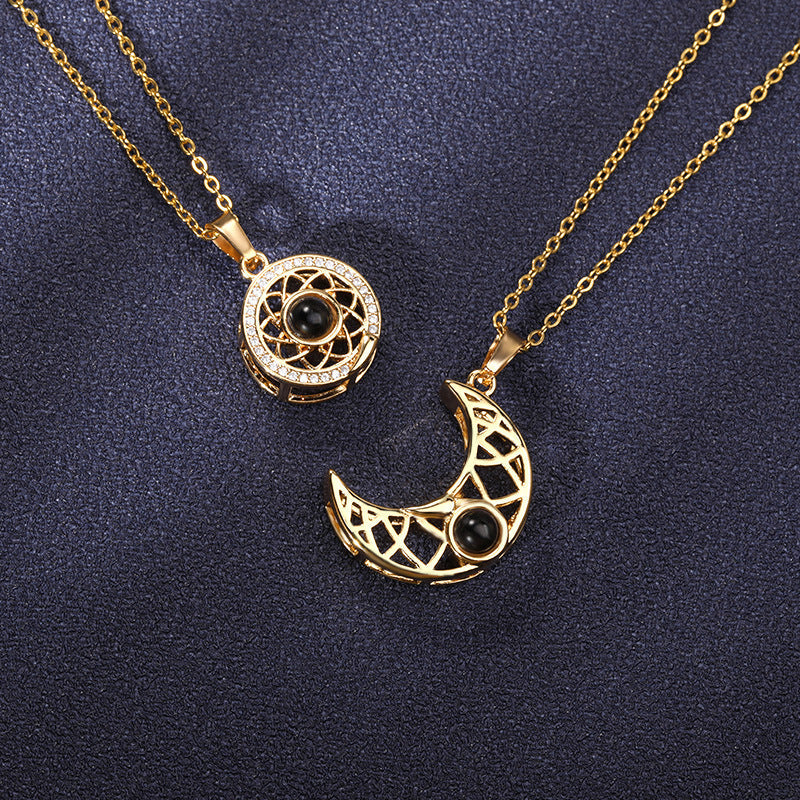 Collar 'Te amo hasta la luna