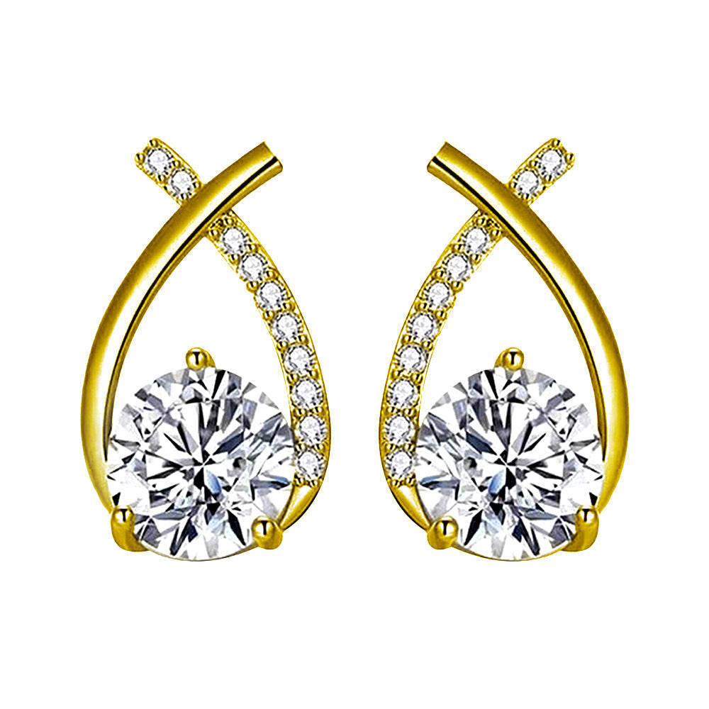 Pendientes Gota Entrelazada