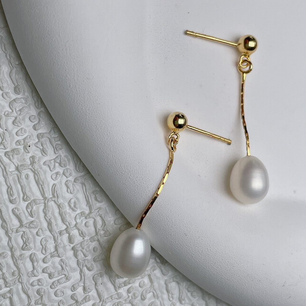 Pendientes Perla y Cadena