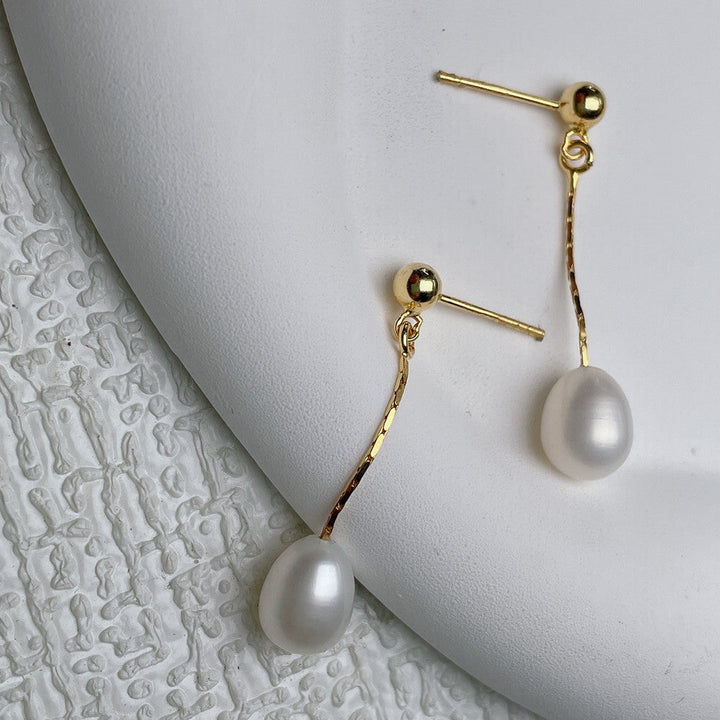 Pendientes Perla y Cadena
