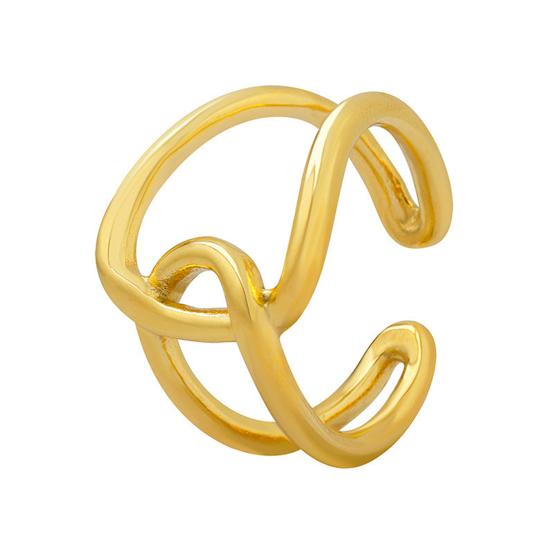 Anillo de nudo de Oro Alina
