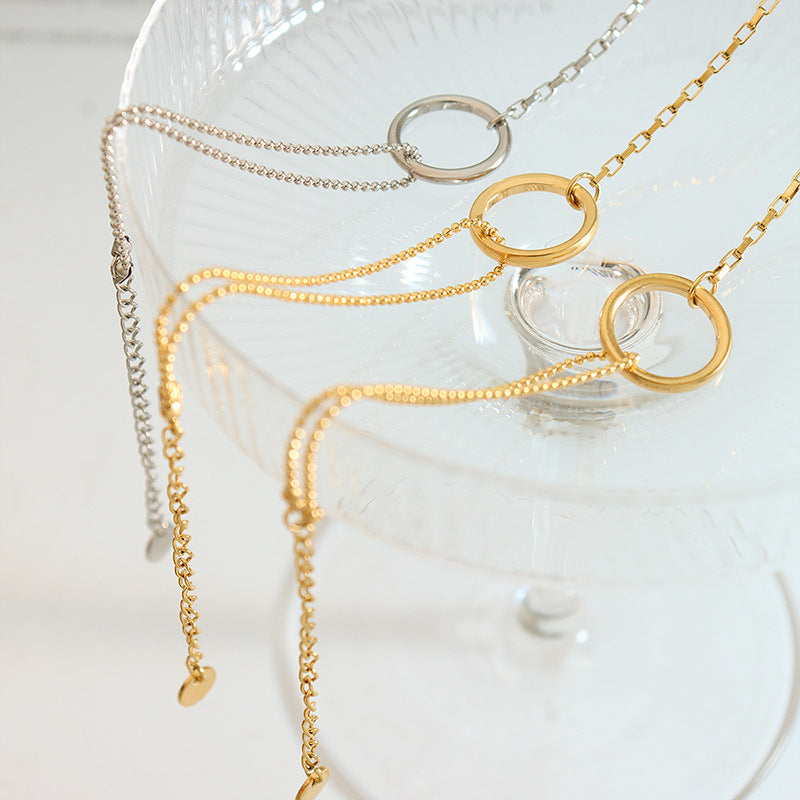Pulsera de aros de Oro Luria