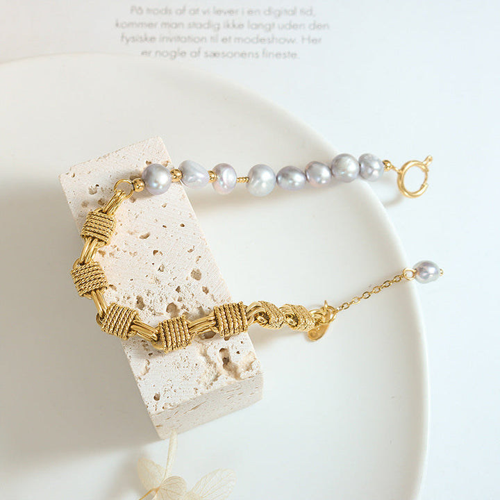 Pulsera de perlas de Oro Regalia