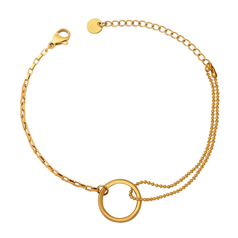 Pulsera de aros de Oro Luria