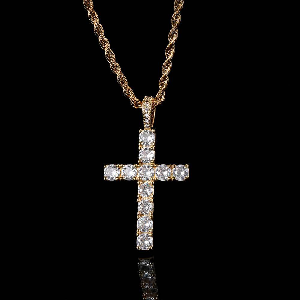 Collar Cruz Brillantes
