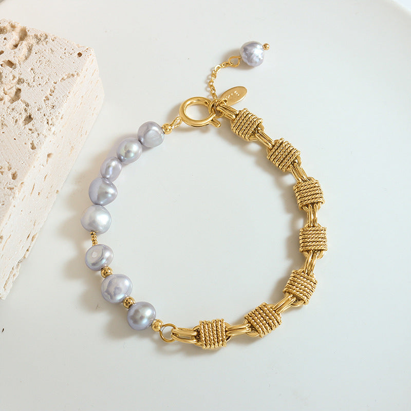 Pulsera de perlas de Oro Regalia