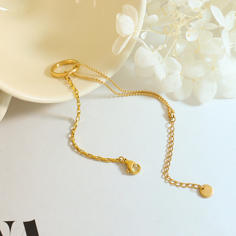 Pulsera de aros de Oro Luria