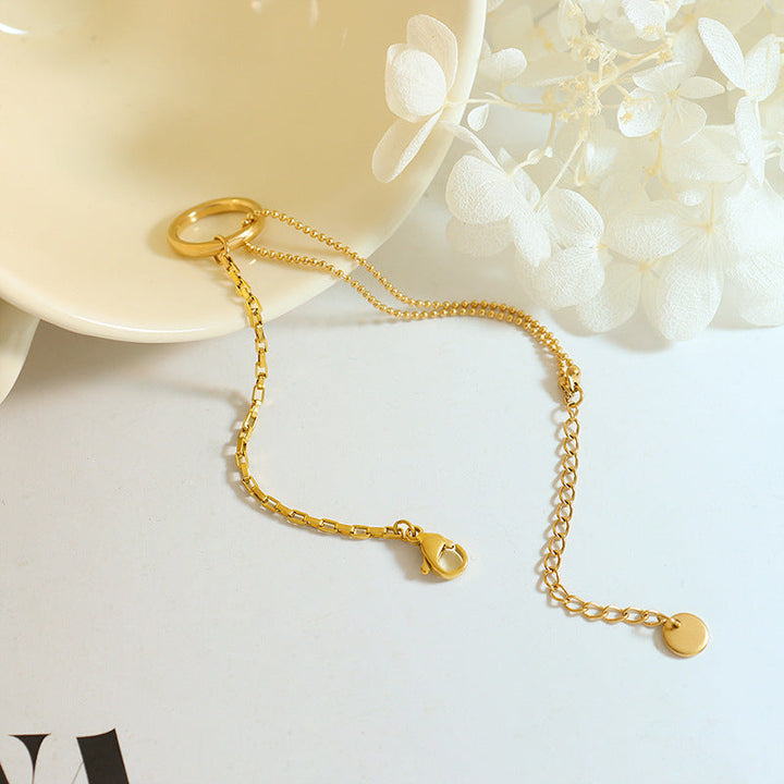 Pulsera de aros de Oro Luria
