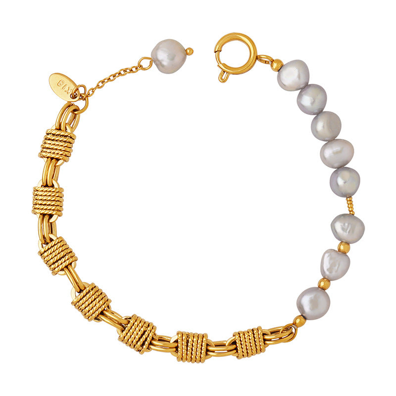 Pulsera de perlas de Oro Regalia