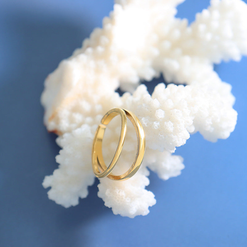 Anillo de Oro superpuesto Nile