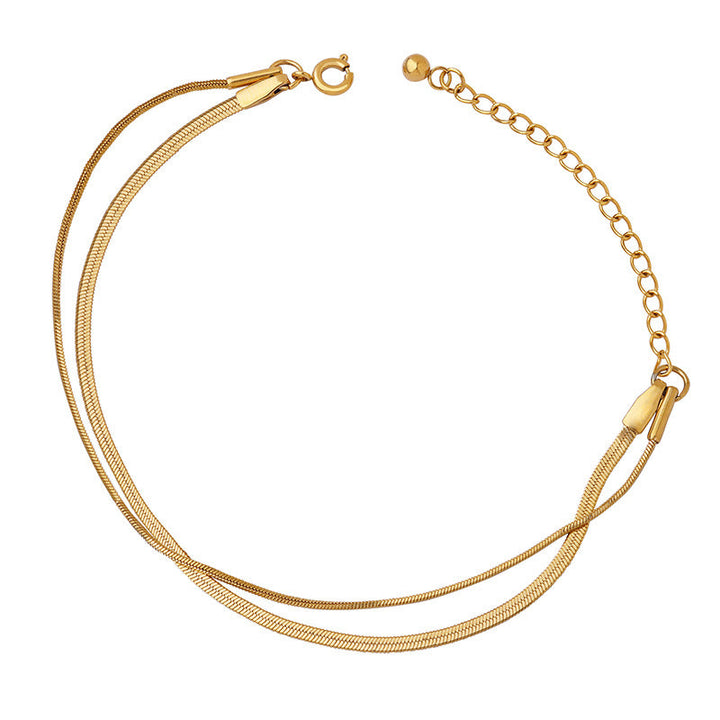 Pulsera de Oro de doble capa