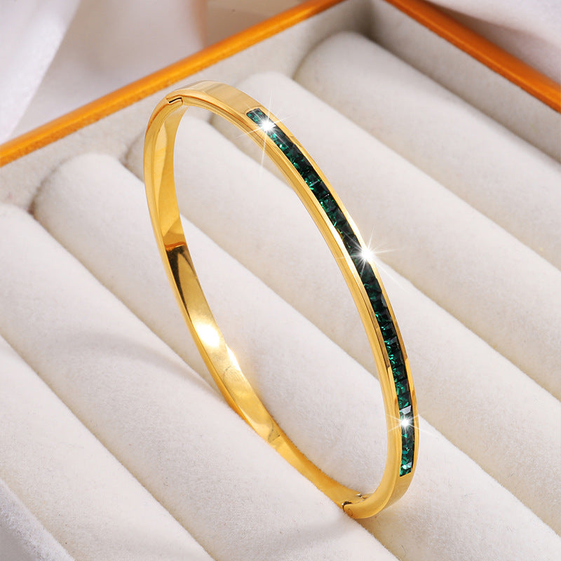 Pulsera Celeste Viride Oro