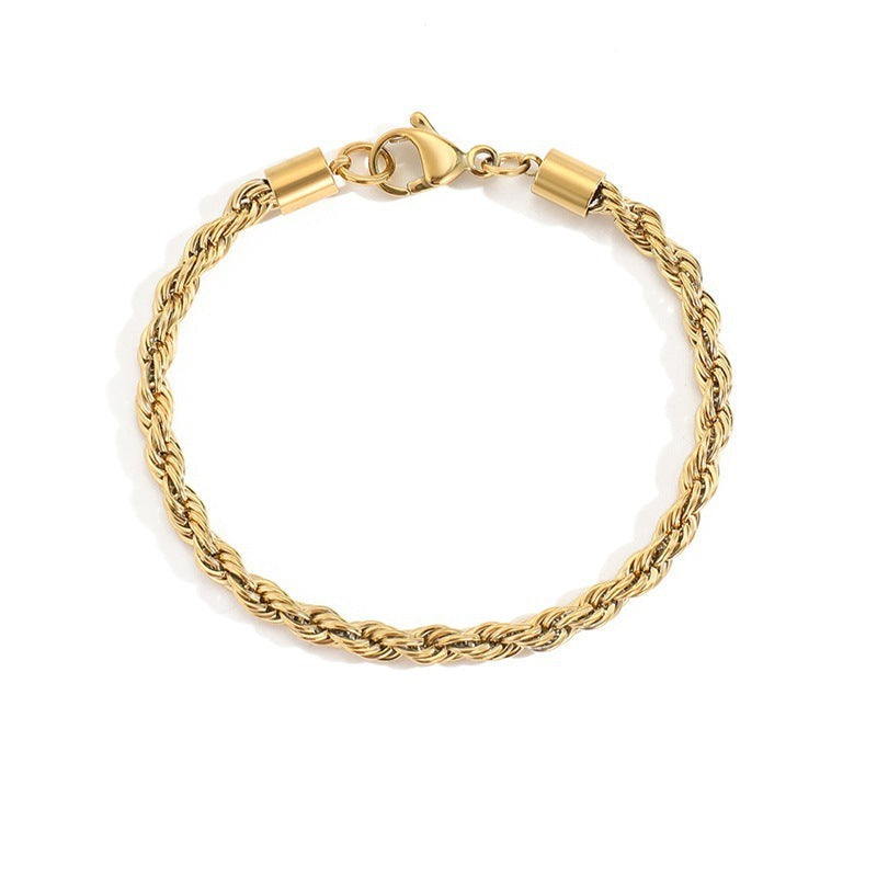 Pulsera de cadena trenzada Olivia