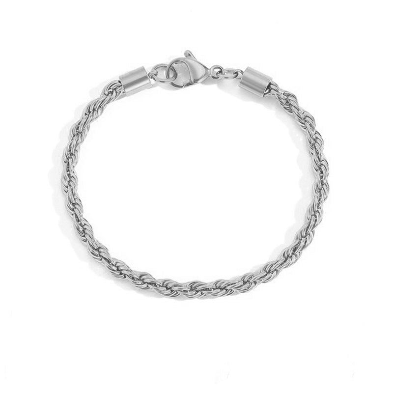 Pulsera de cadena trenzada Olivia