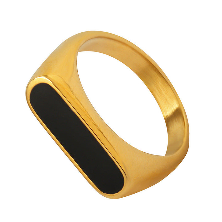 Anillo de ónix de Oro Brenda