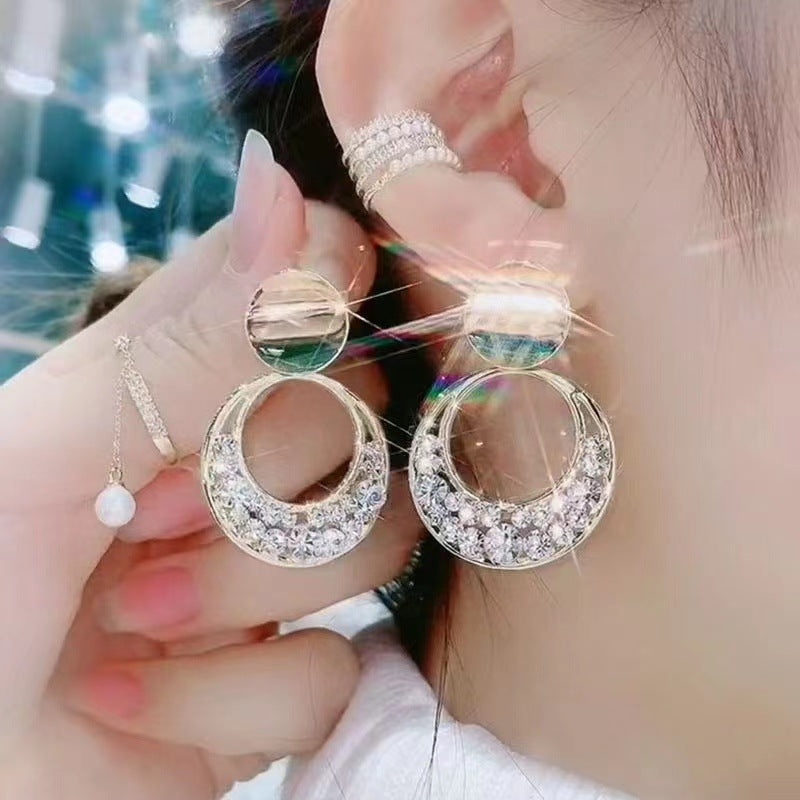 Pendientes Lumina con circonitas