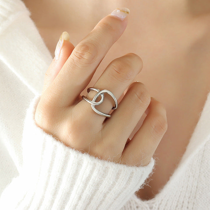 Anillo de nudo de Oro Alina