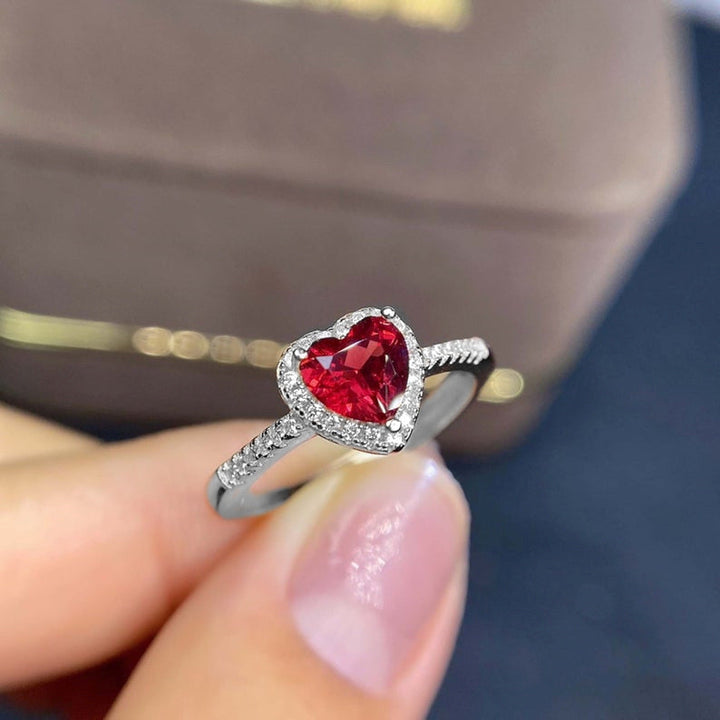 Anillo Delara Carmessia Oro blanco