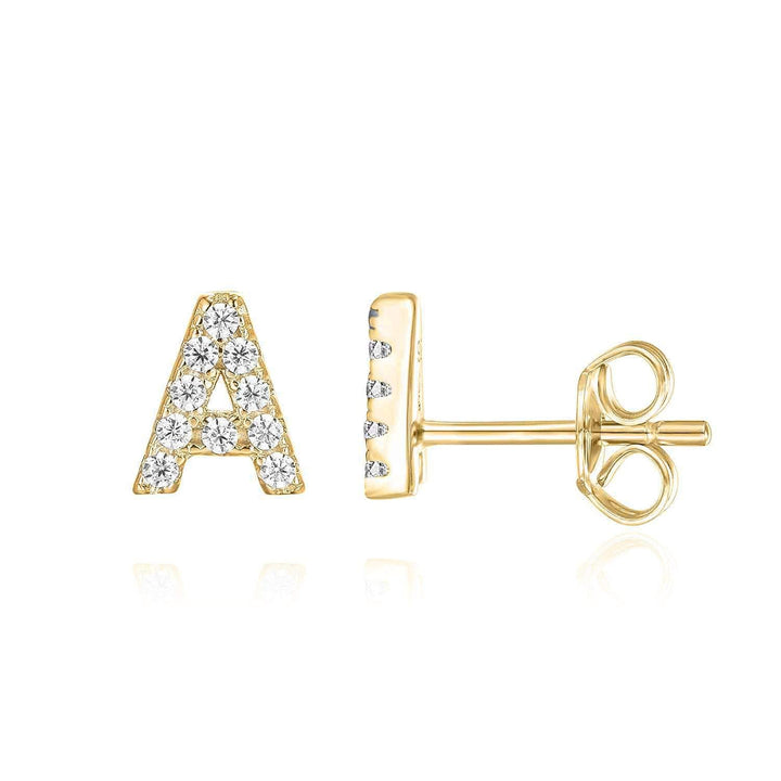 Pendiente Inicial 1pc de Oro
