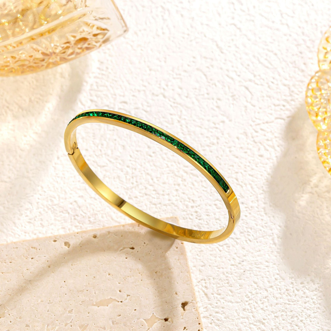 Pulsera Celeste Viride Oro