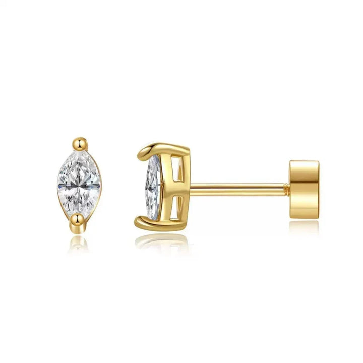 Pendientes Navette Brillante