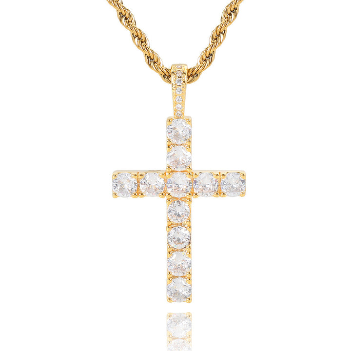 Collar Cruz Brillantes