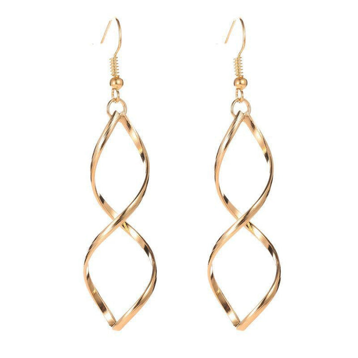 Pendientes Espiral Colgantes