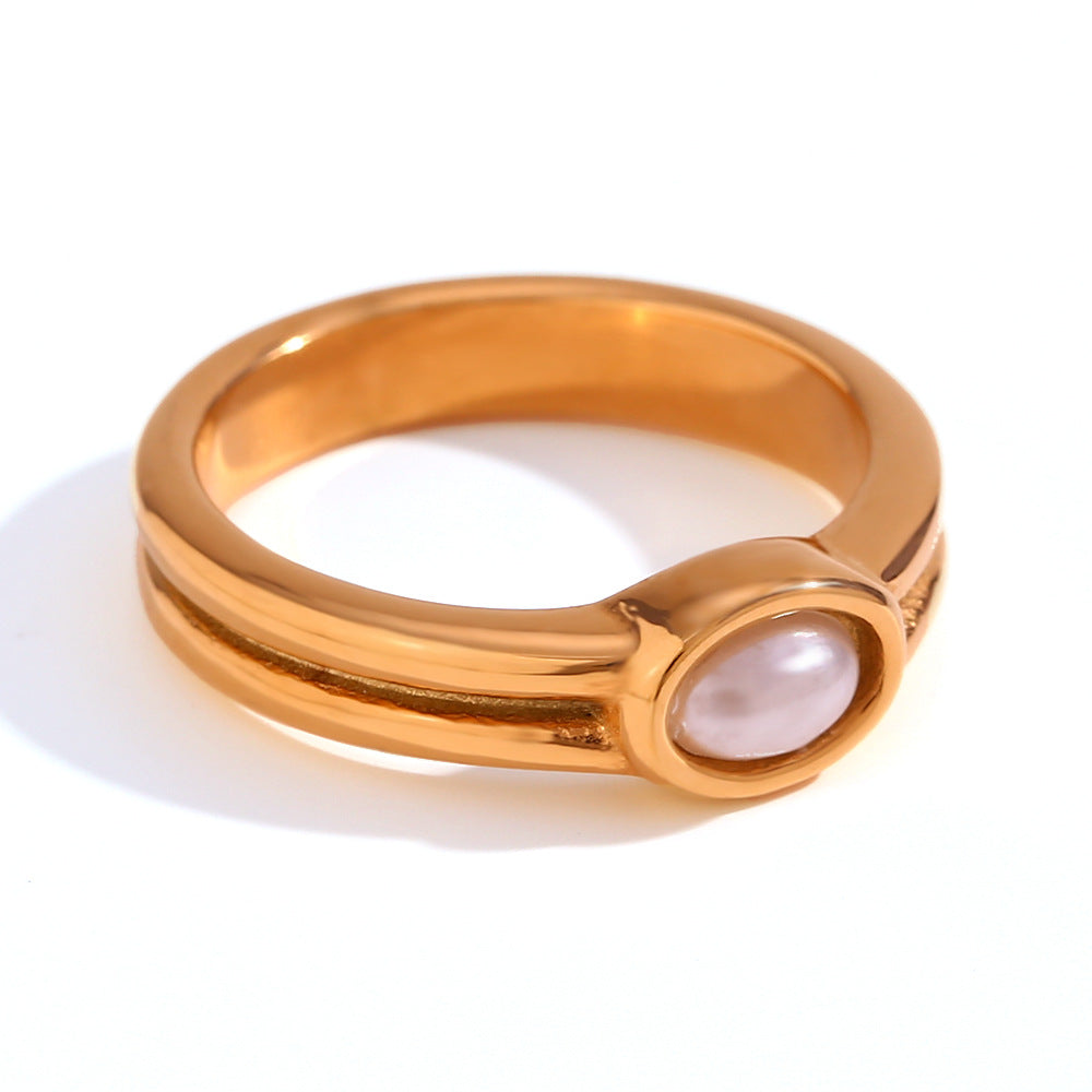 Anillo de Perla Lunara
