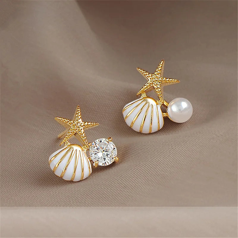 Pendientes con Sueños y Estrella de Mar