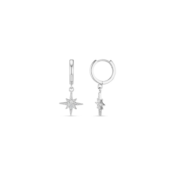 Pendientes The Vudu Oro blanco