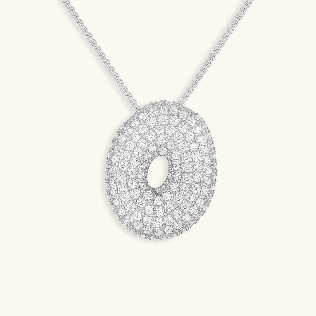 Collar de inicial con burbujas Hailey