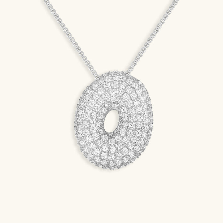 Collar de inicial con burbujas Hailey