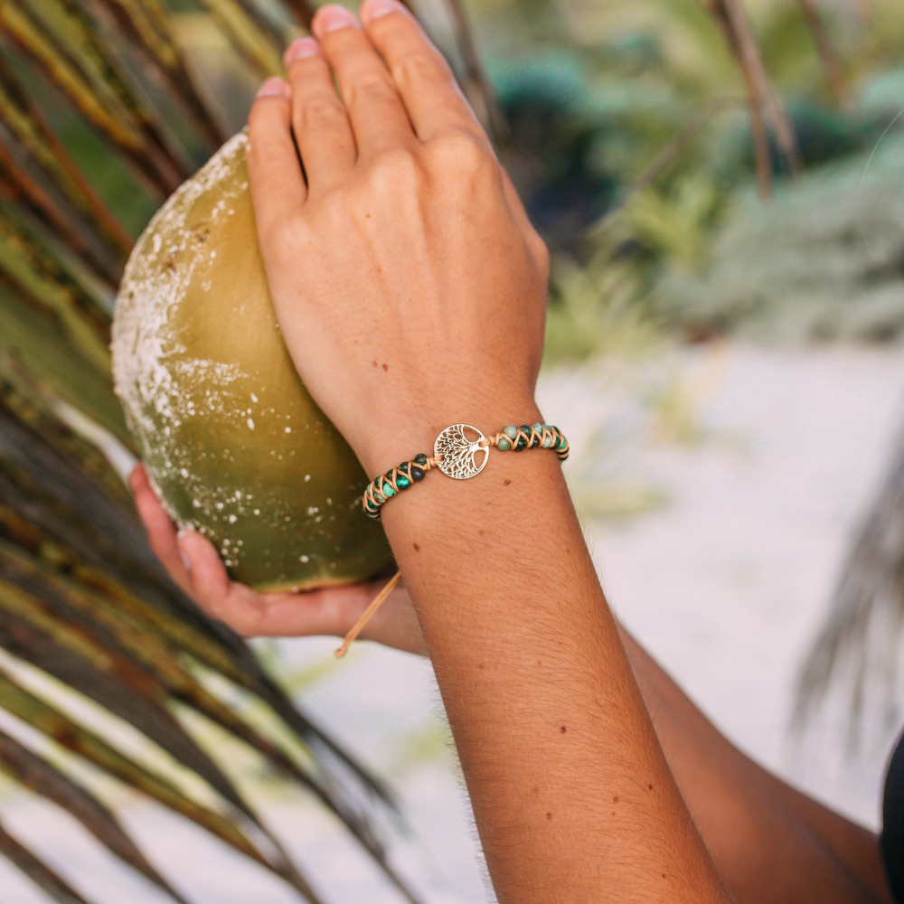Pulsera Turquesa Árbol de la Vida