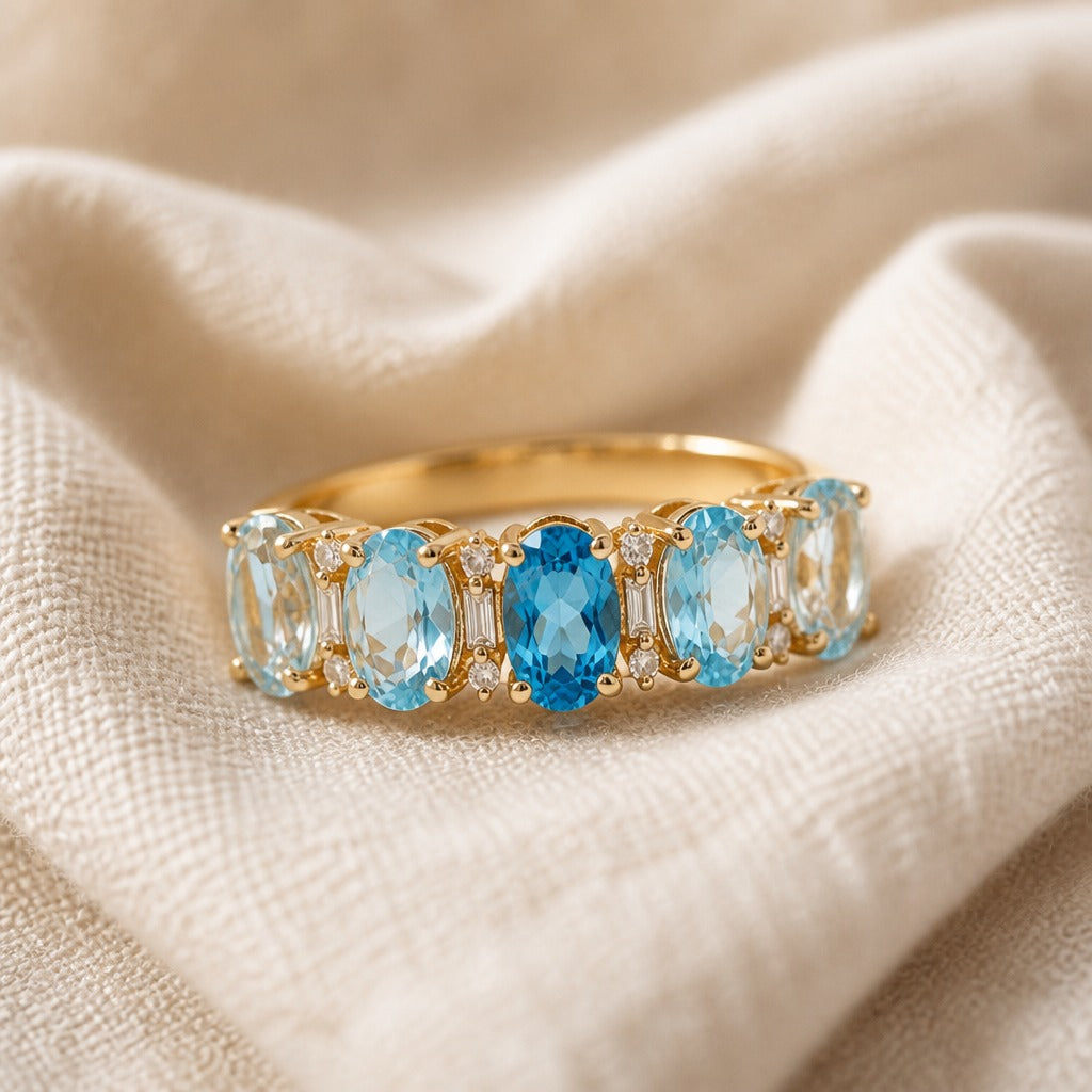 Anillo Banda Ovalada Alterna