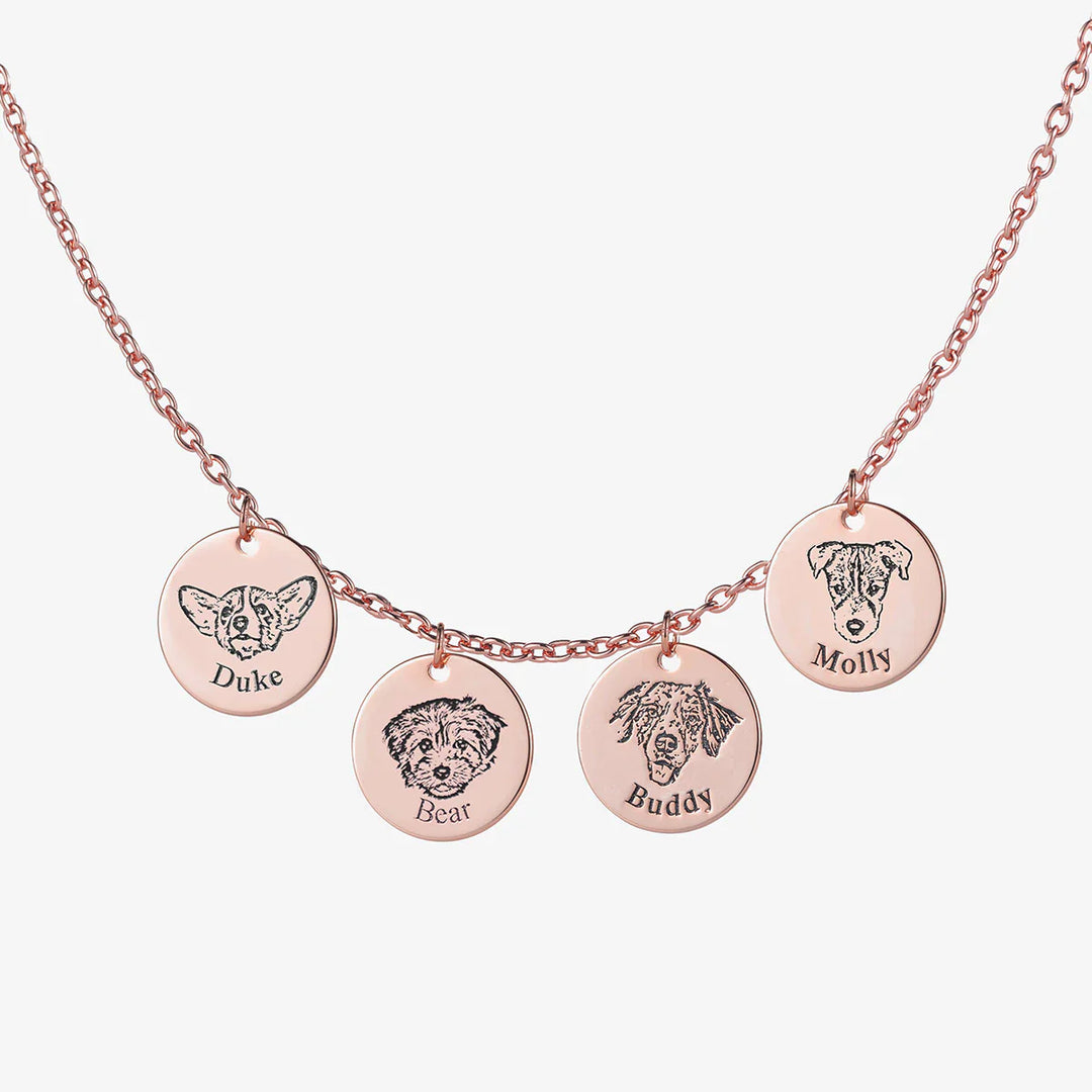 Collar Personalizado con Retrato de tu Mascota