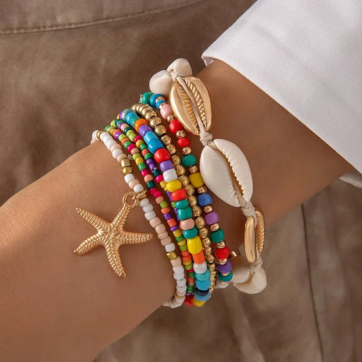 Conjunto Boho con Playa y Concha
