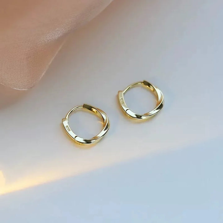 Pendientes Redondos Incrustados