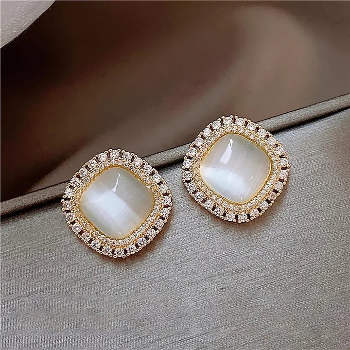 Pendientes Cuadrados Suaves