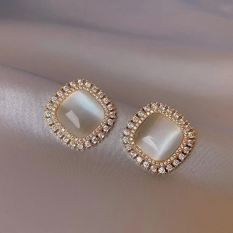 Pendientes Cuadrados Suaves