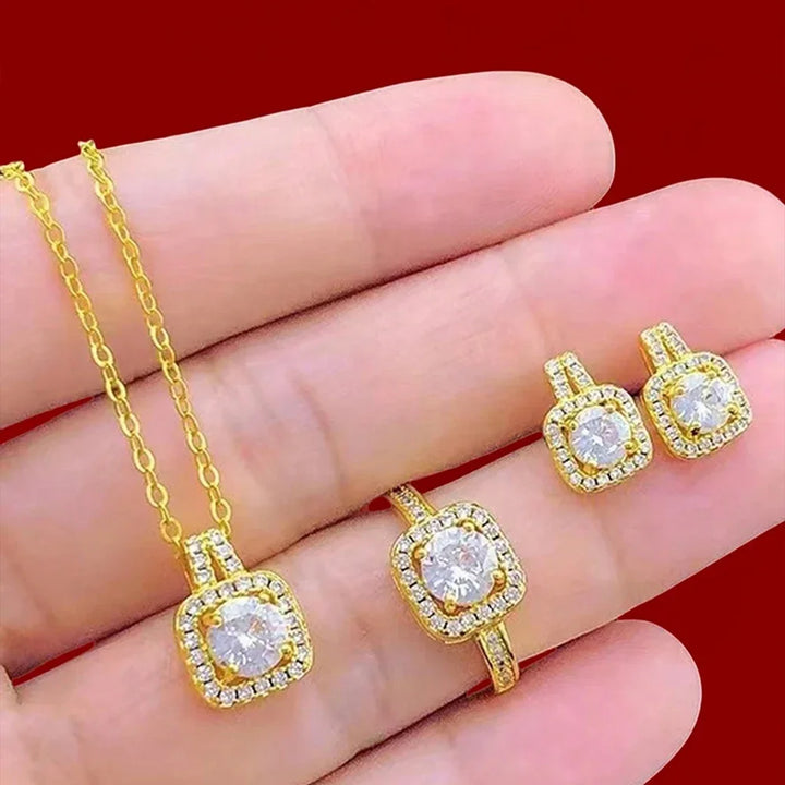 Conjunto de Joyería con Brillos