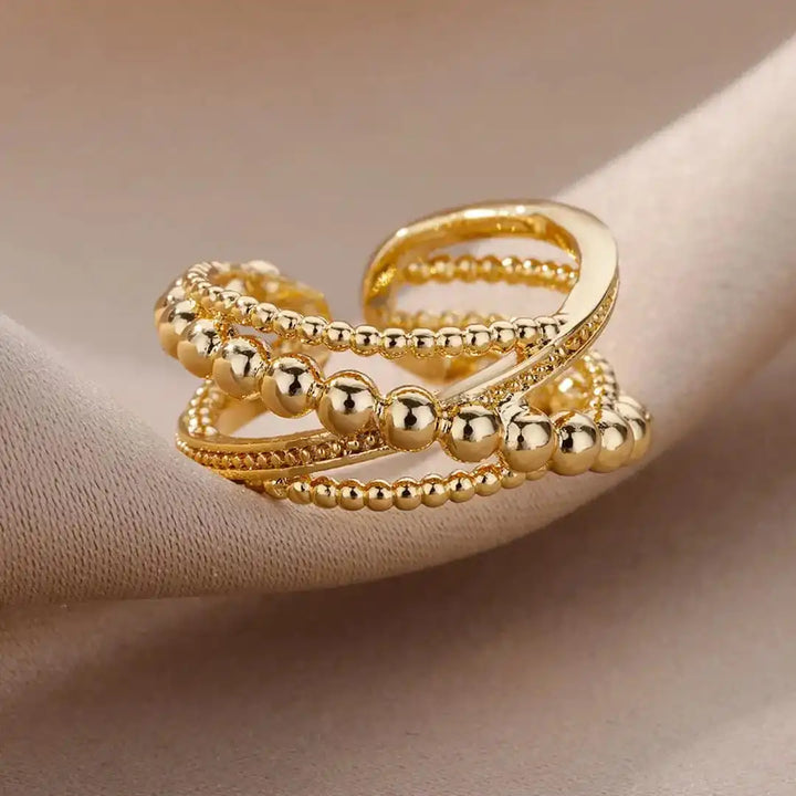 Anillo Retorcido Vintage Ajustable