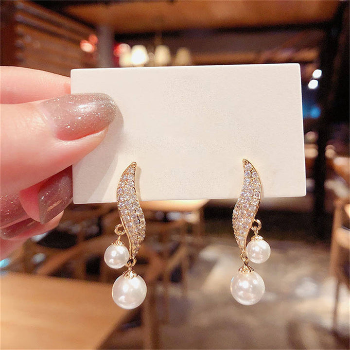 Pendientes de Perlas en Oro