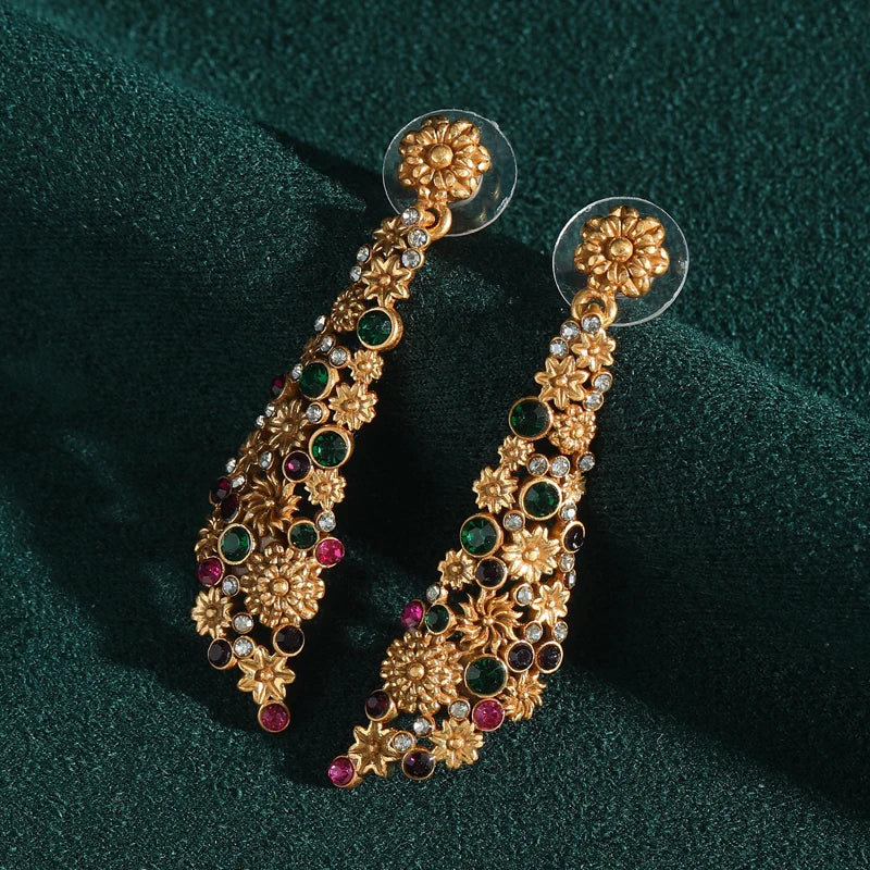 Pendientes Charm Floral Estético