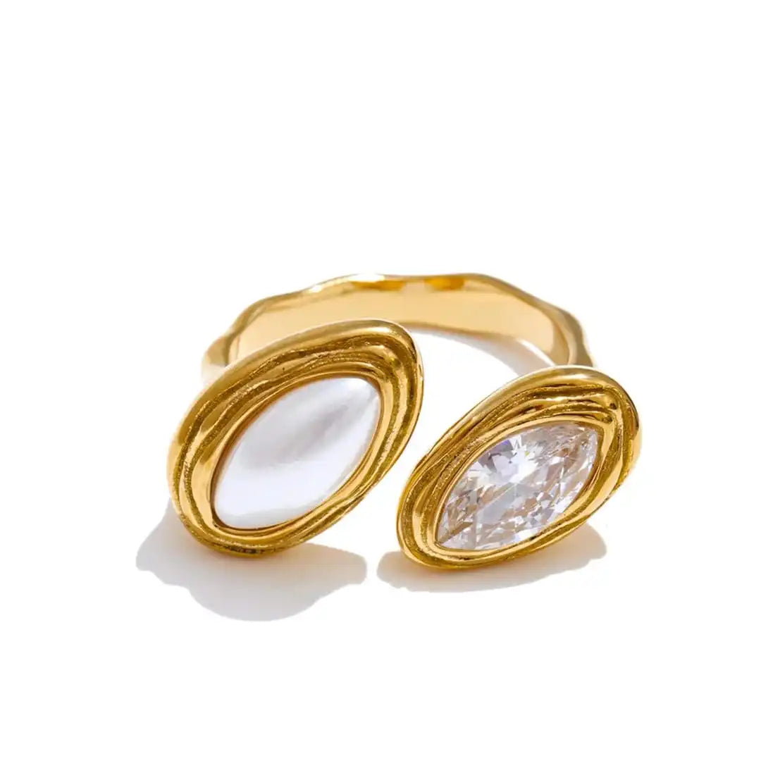 Anillo Cruzado Doble Marquesa