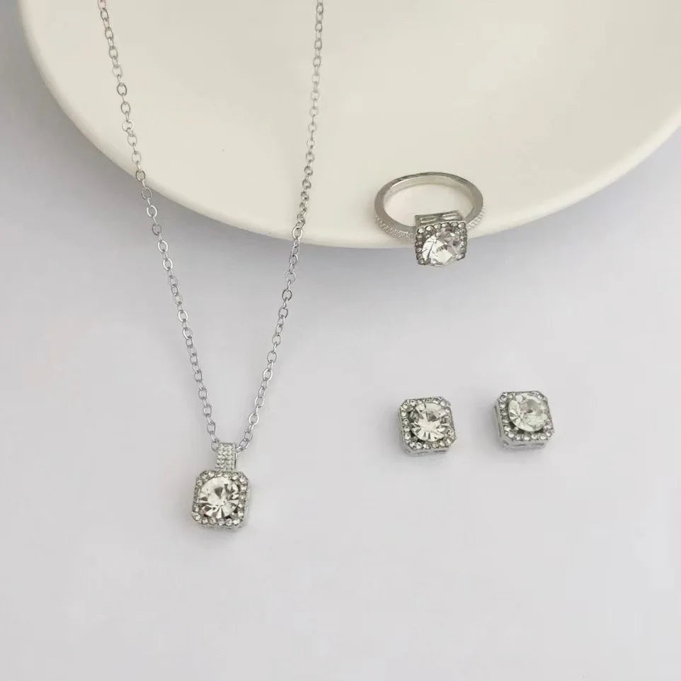 Conjunto de Joyería con Brillos