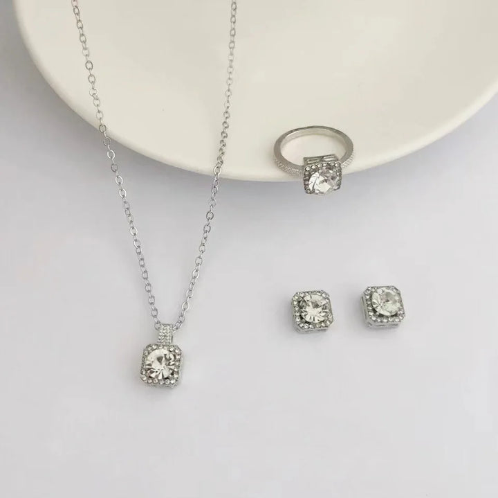 Conjunto de Joyería con Brillos