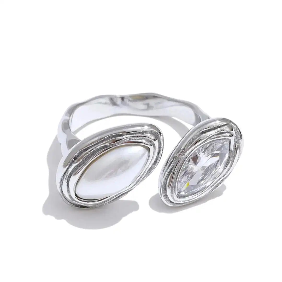 Anillo Cruzado Doble Marquesa