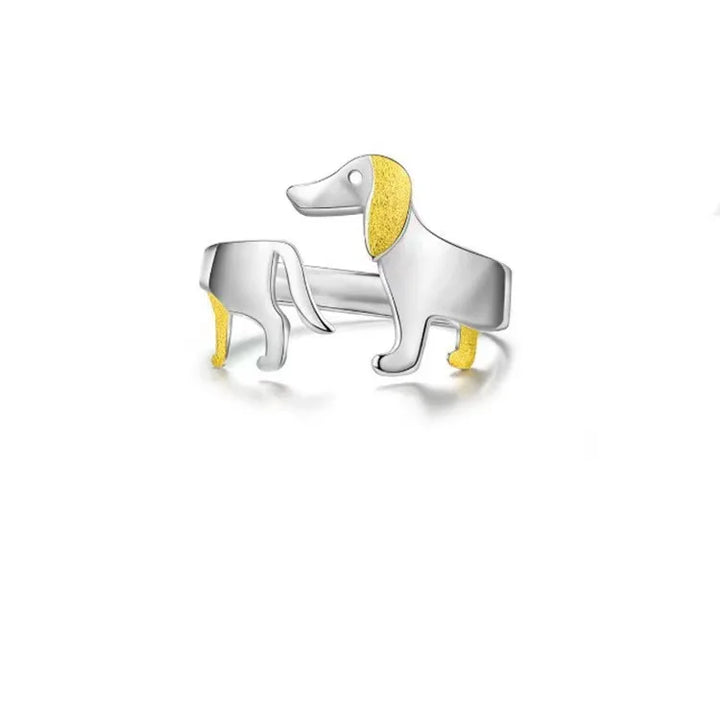 Anillo perro vintage, vista completa